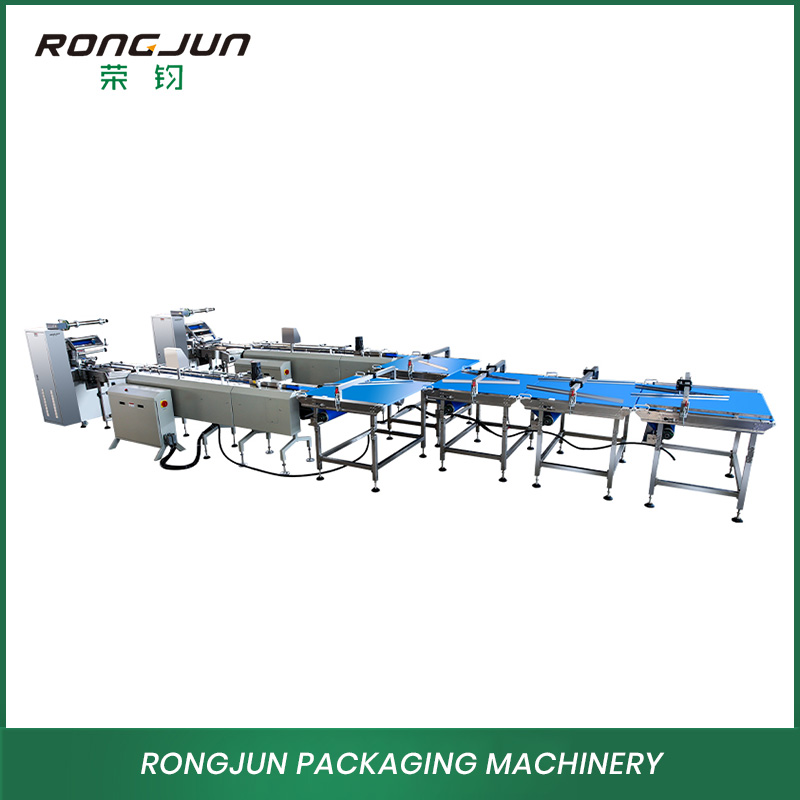 One tow two material line packaging machine